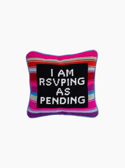 RSVP Needlepoint Pillow