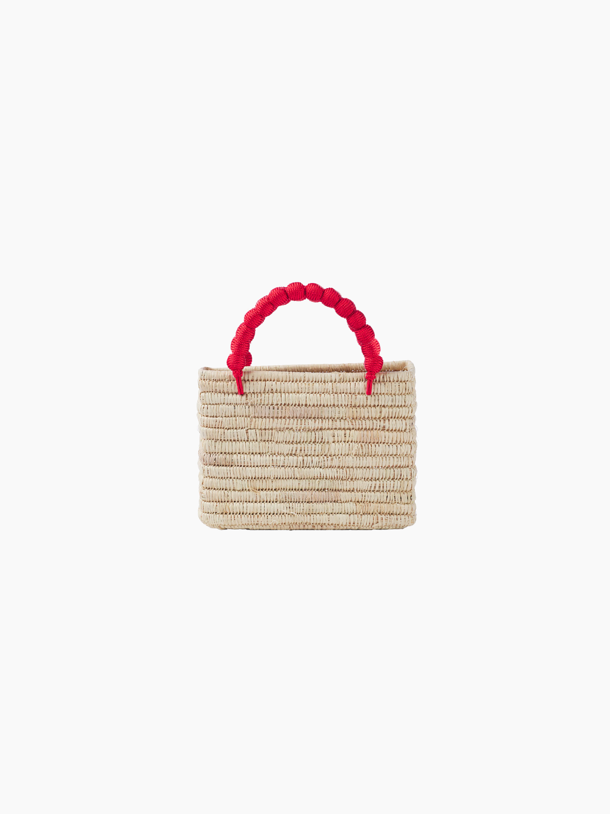 Red Mini Basket Bag