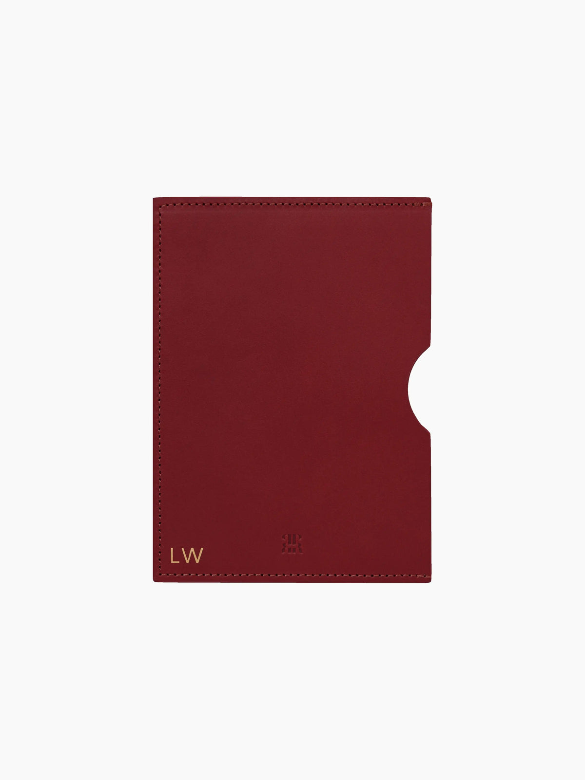 Personalised Leather Passport Holder