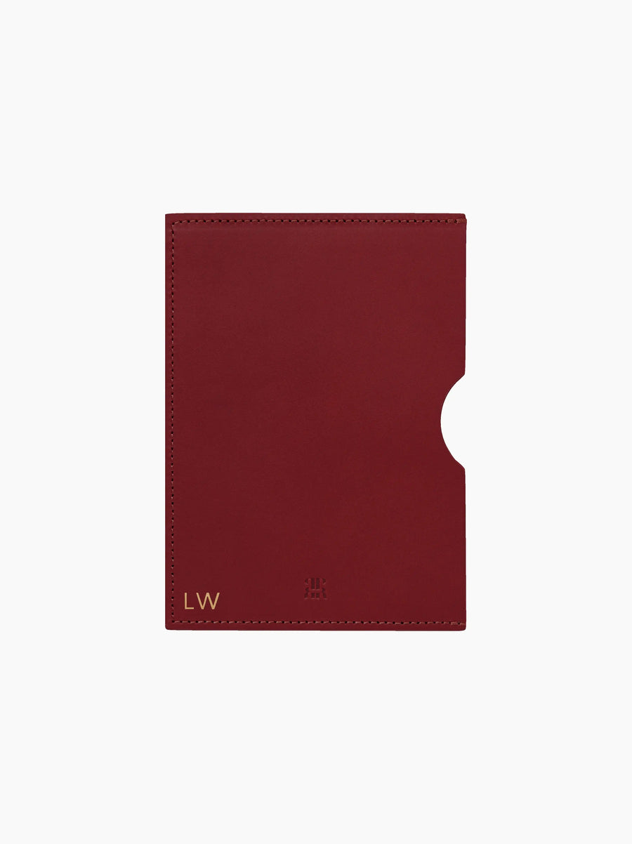 Personalised Leather Passport Holder