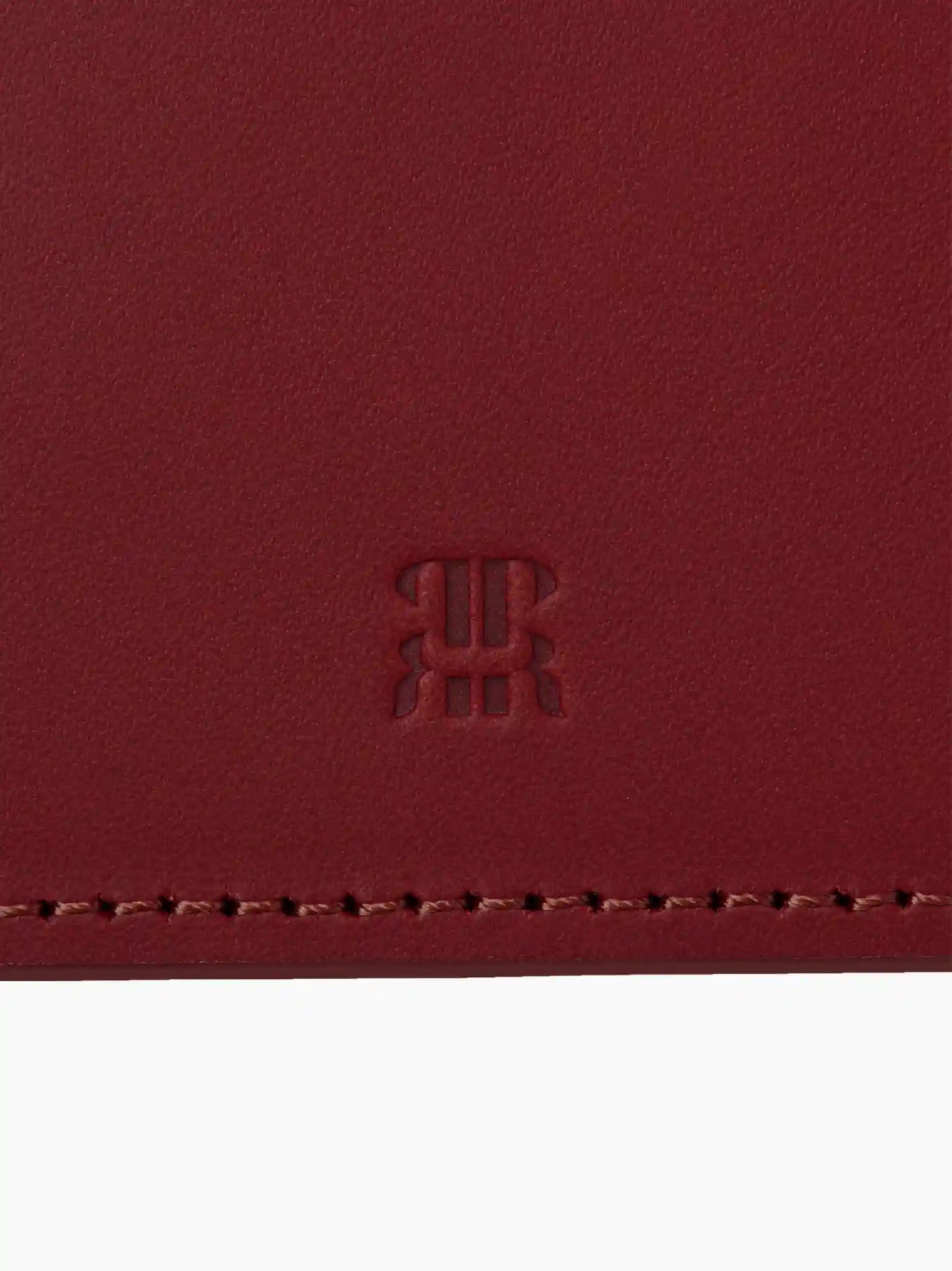 Red Leather Passport Holder