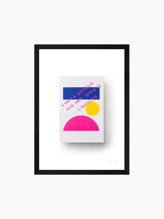 Card at River Cafe Art Print