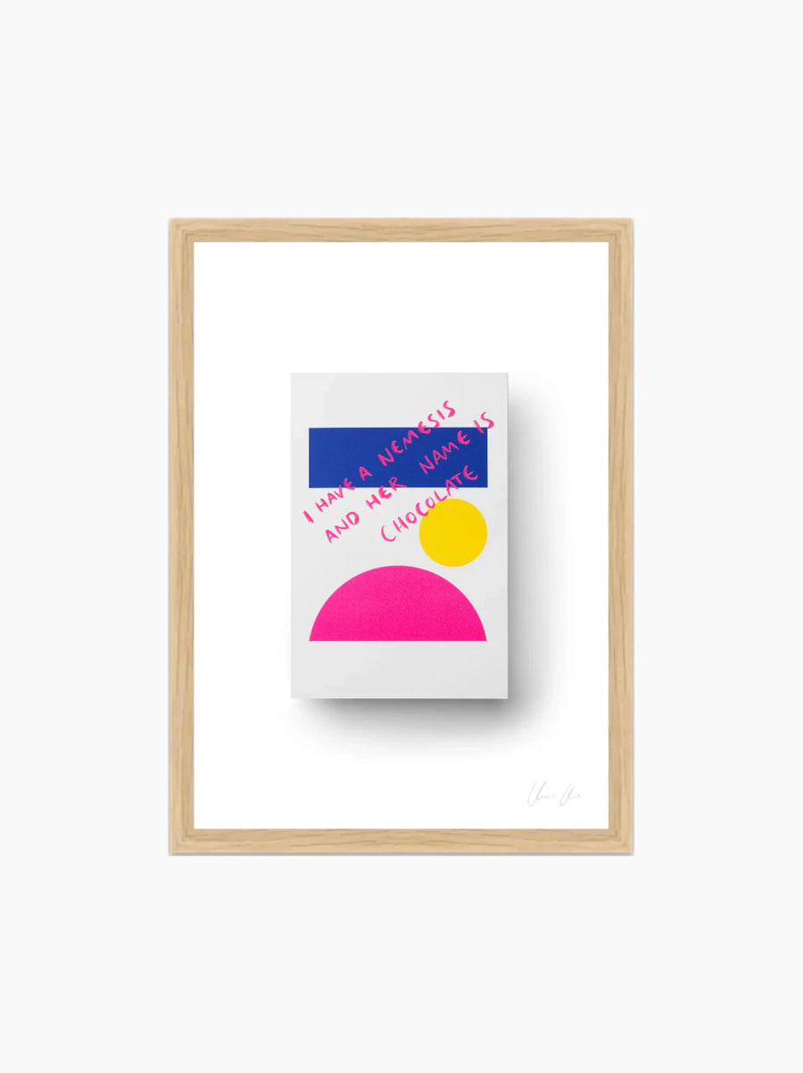 Card at River Cafe Art Print