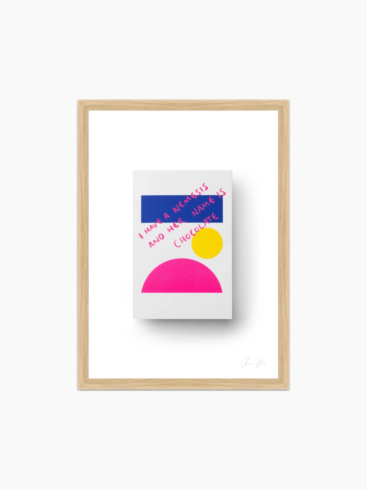 Card at River Cafe Art Print