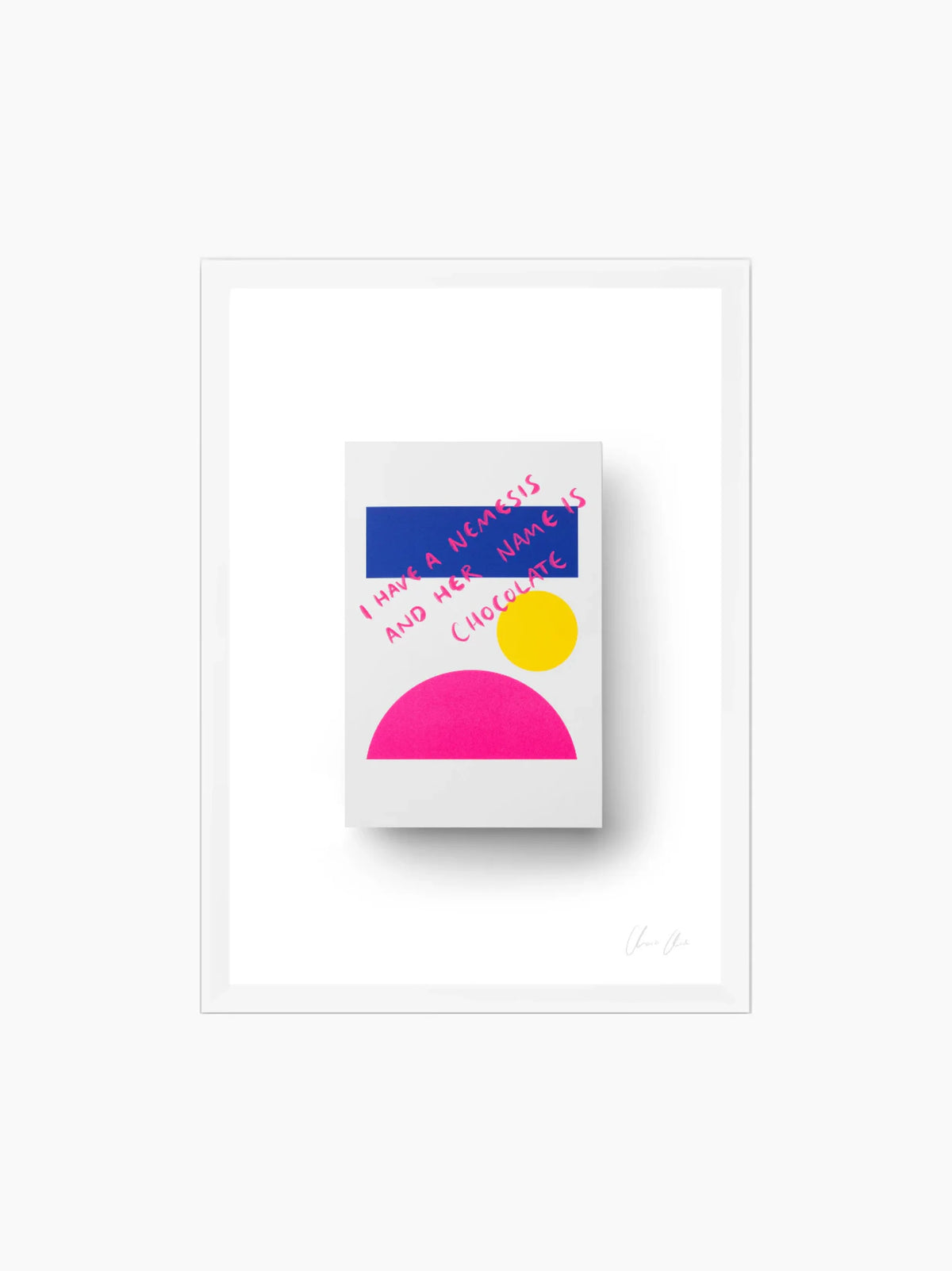 Card at River Cafe Art Print