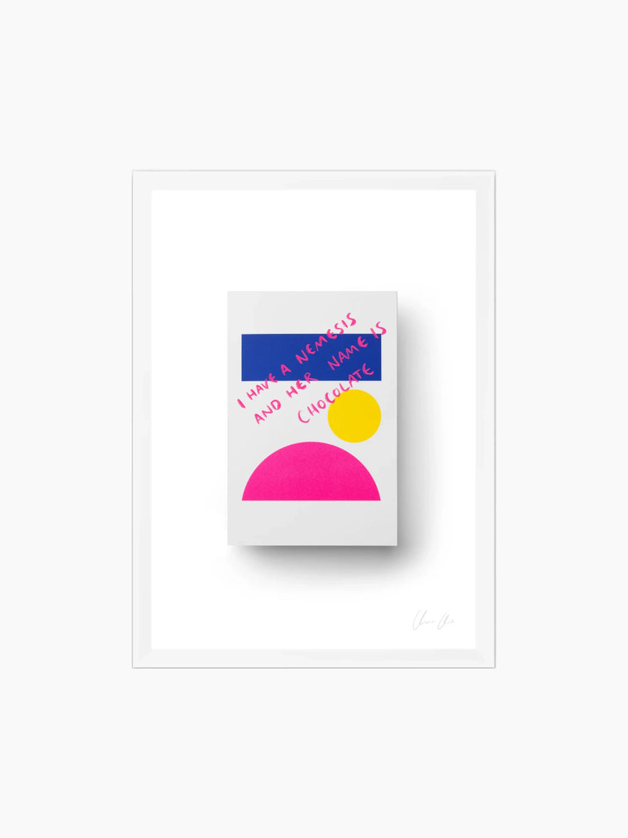 Card at River Cafe Art Print