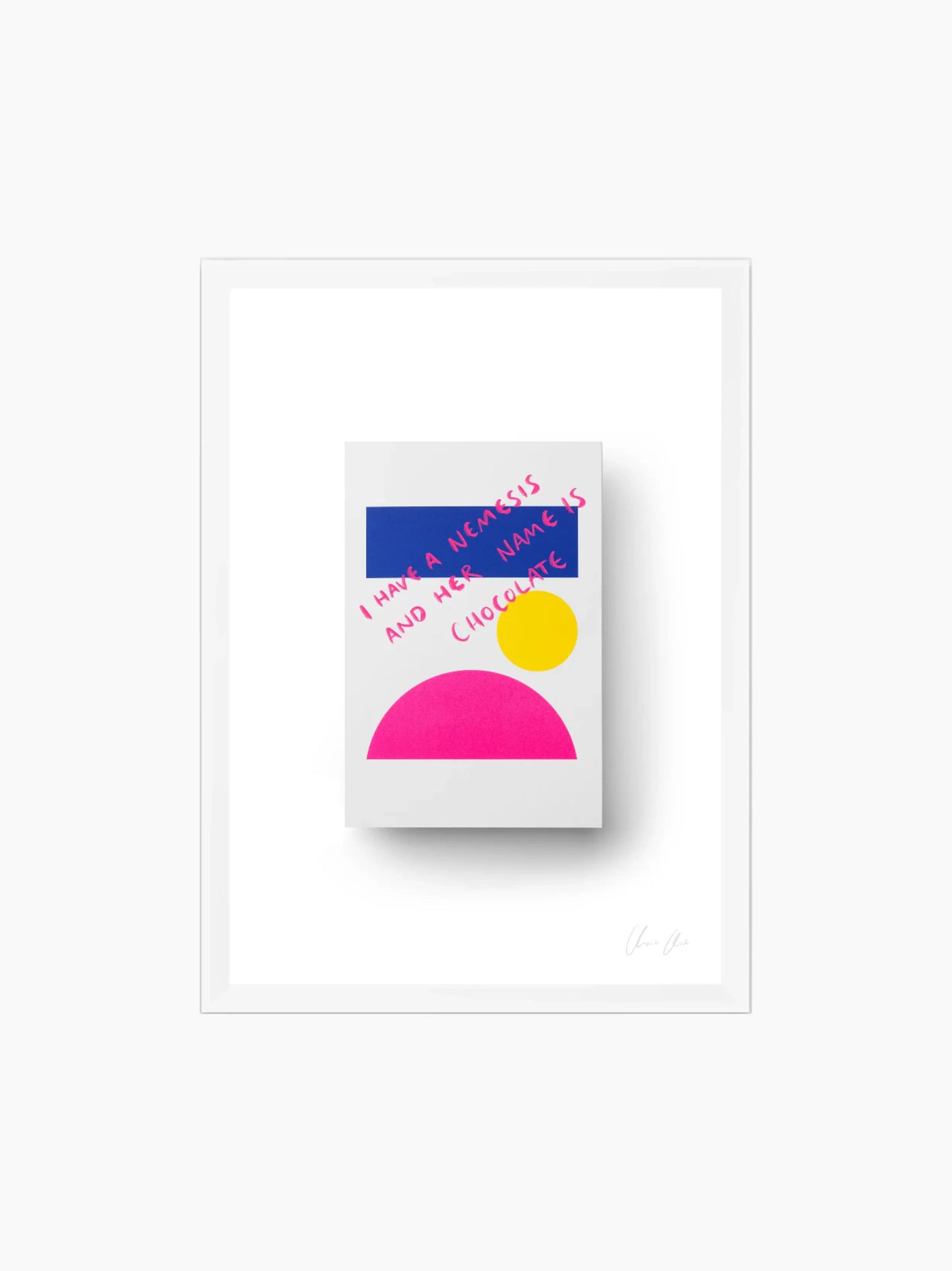 Card at River Cafe Art Print