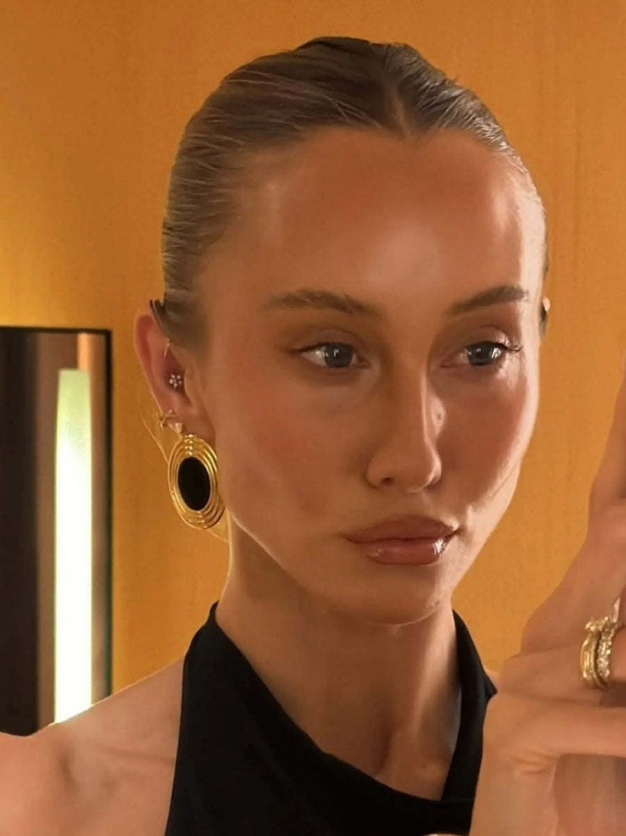Rowan Gold Statement Earrings
