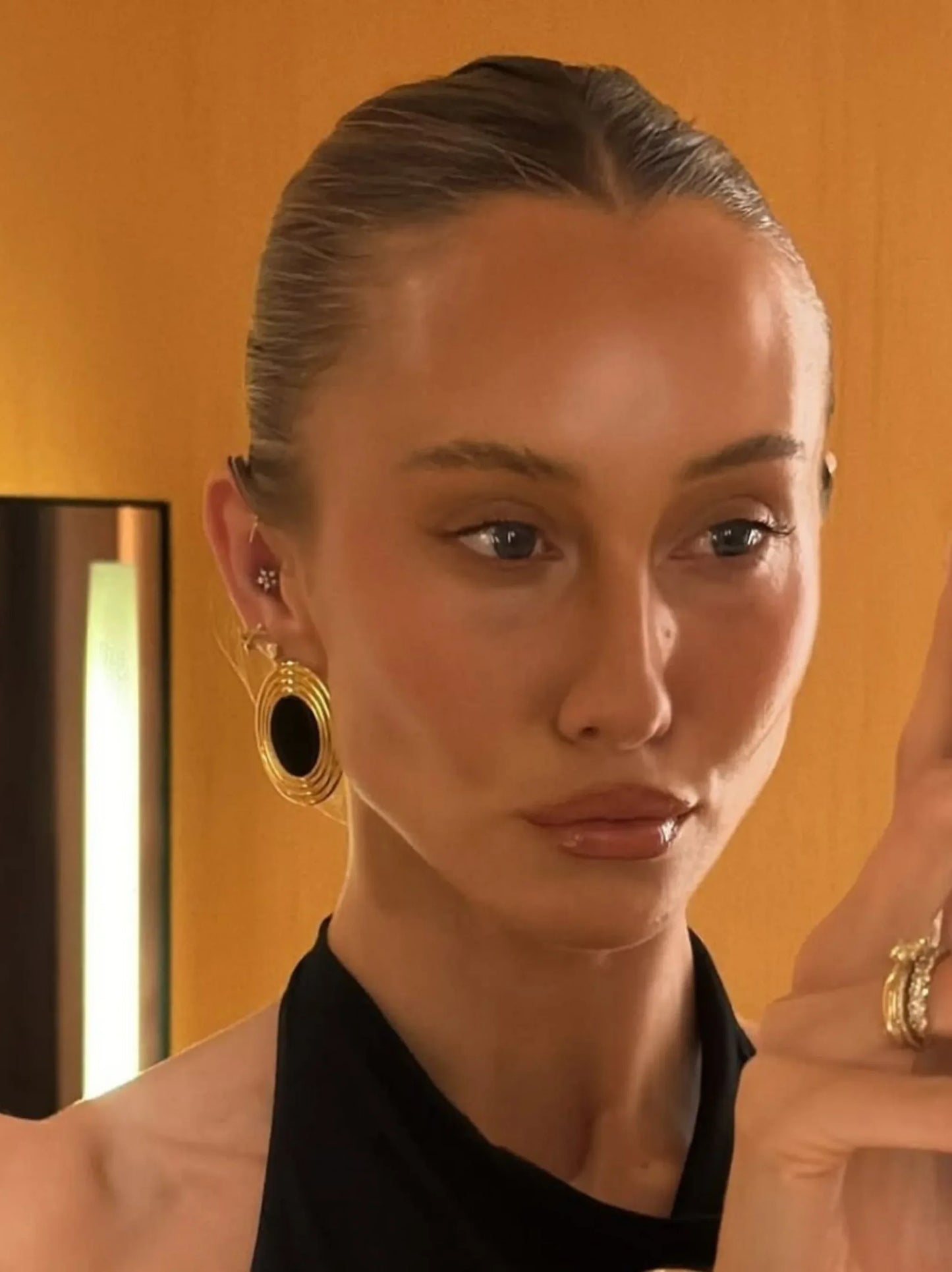 Rowan Gold Statement Earrings