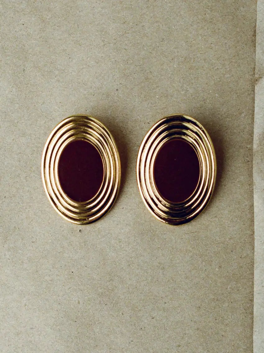 Rowan Gold Statement Earrings