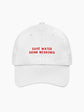 Save Water Drink Negronis Cap