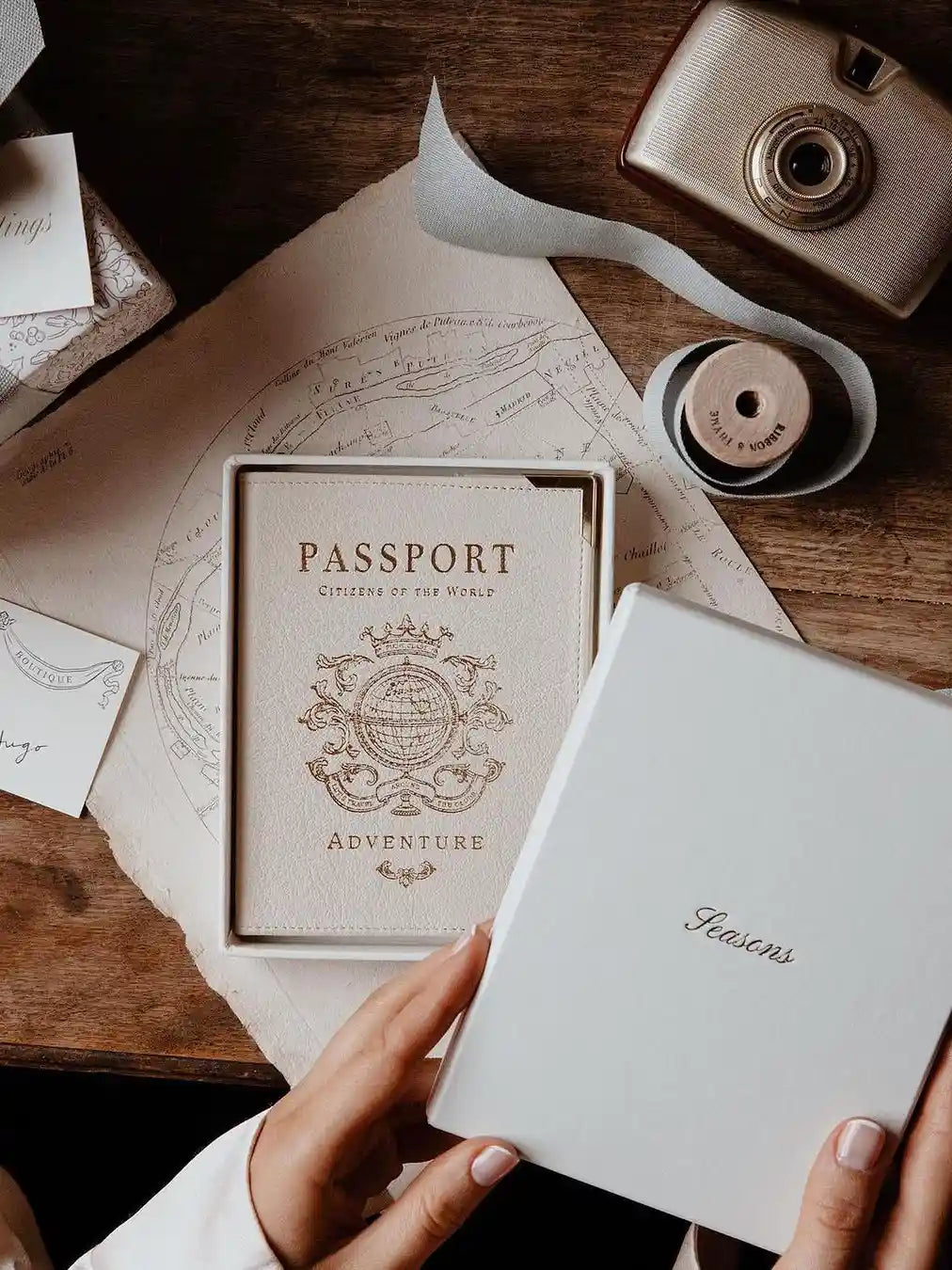 Emblem Passport Holder