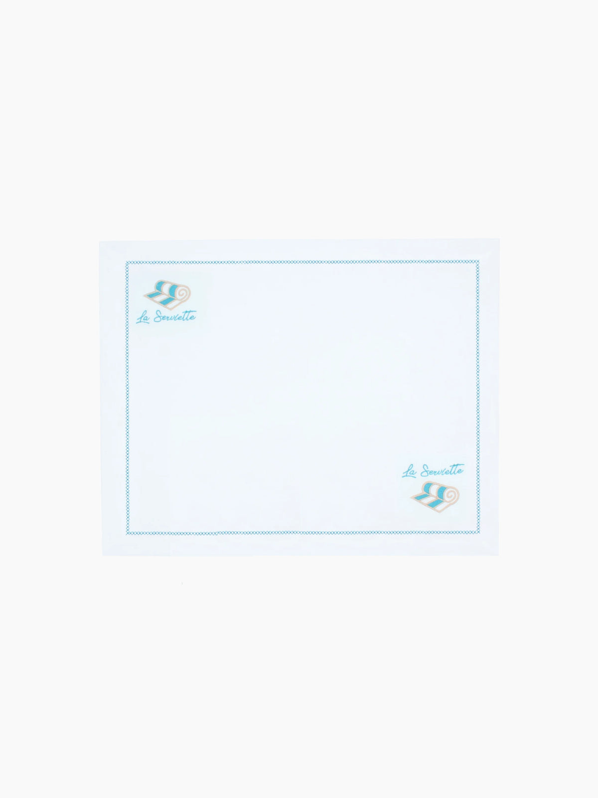 Linen Motif Placemats Set of 2