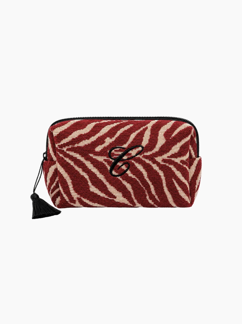 Personalised Zebra Mini Pouch
