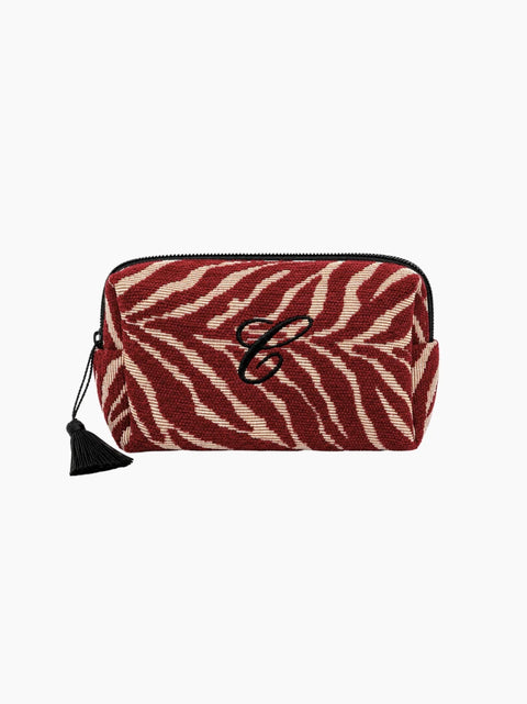 Personalised Zebra Mini Pouch