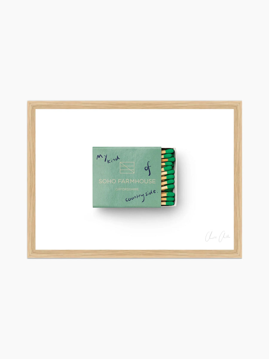 Matchbox at Soho Farmhouse Art Print