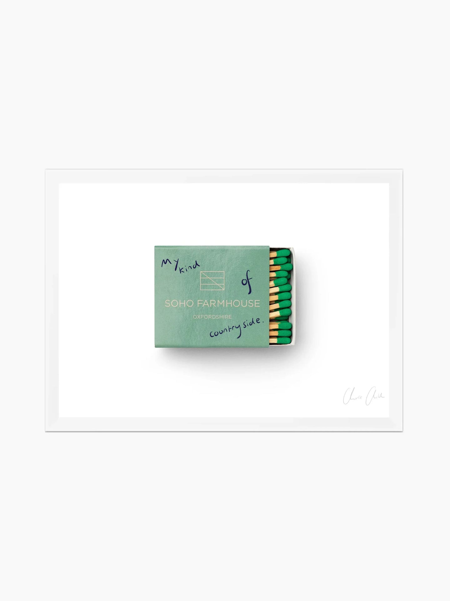 Matchbox at Soho Farmhouse Art Print