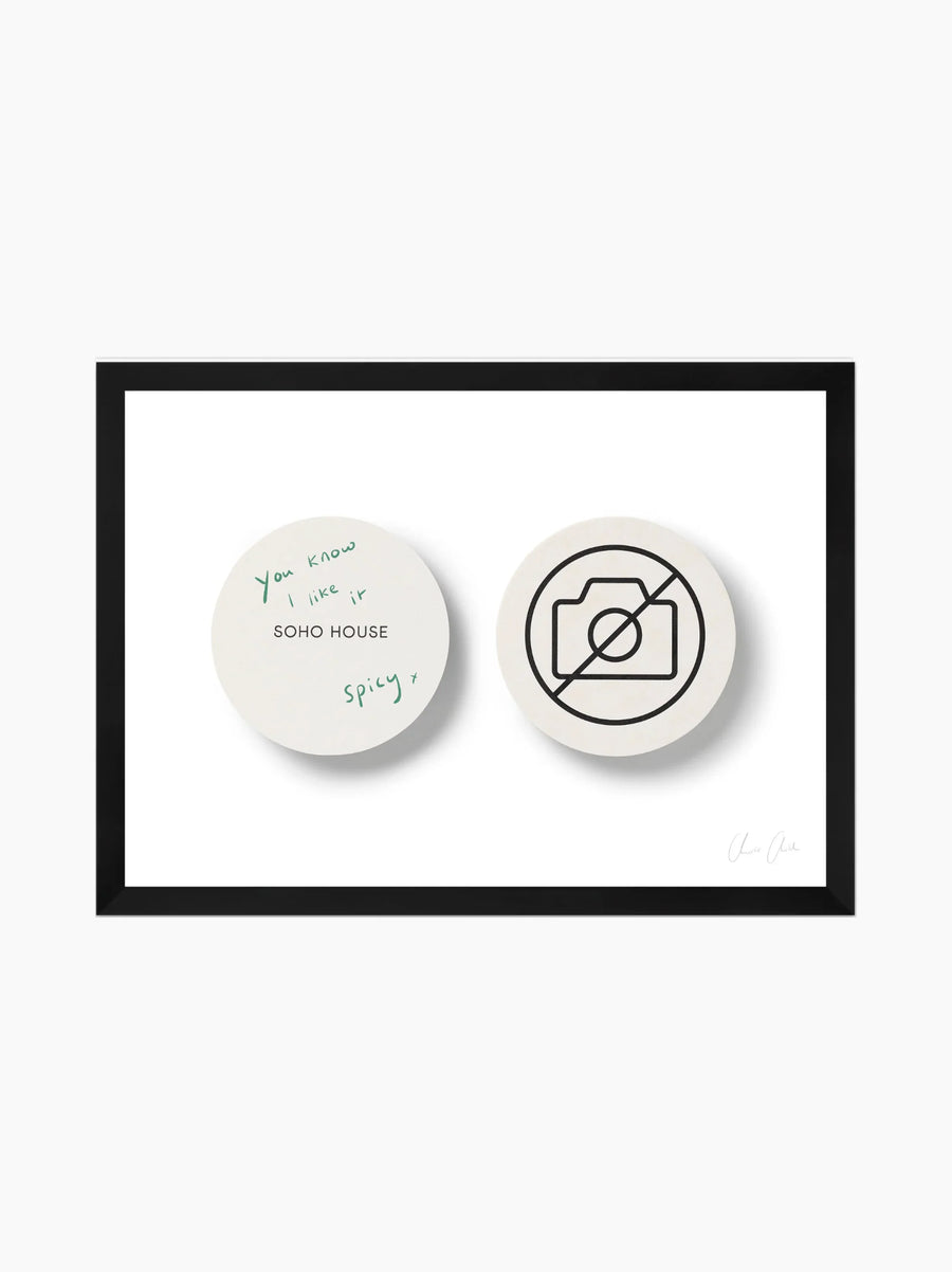 Coasters at Soho House Art Print