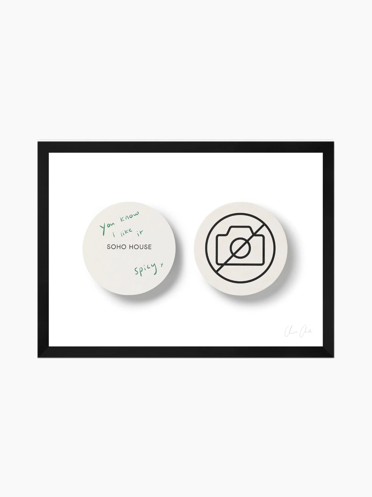 Coasters at Soho House Art Print