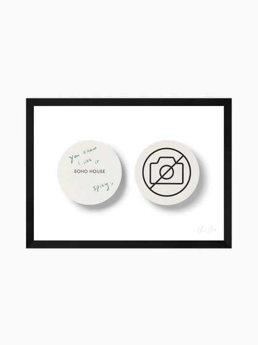 Coasters at Soho House Art Print