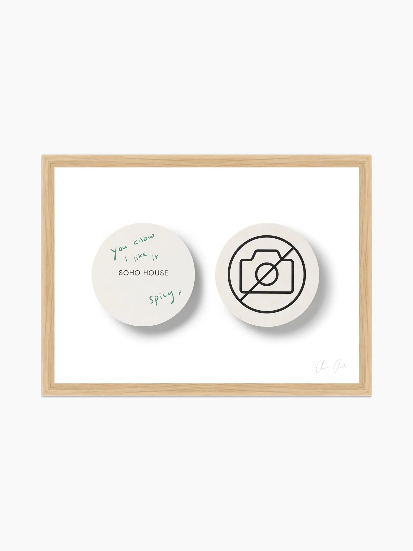 Coasters at Soho House Art Print