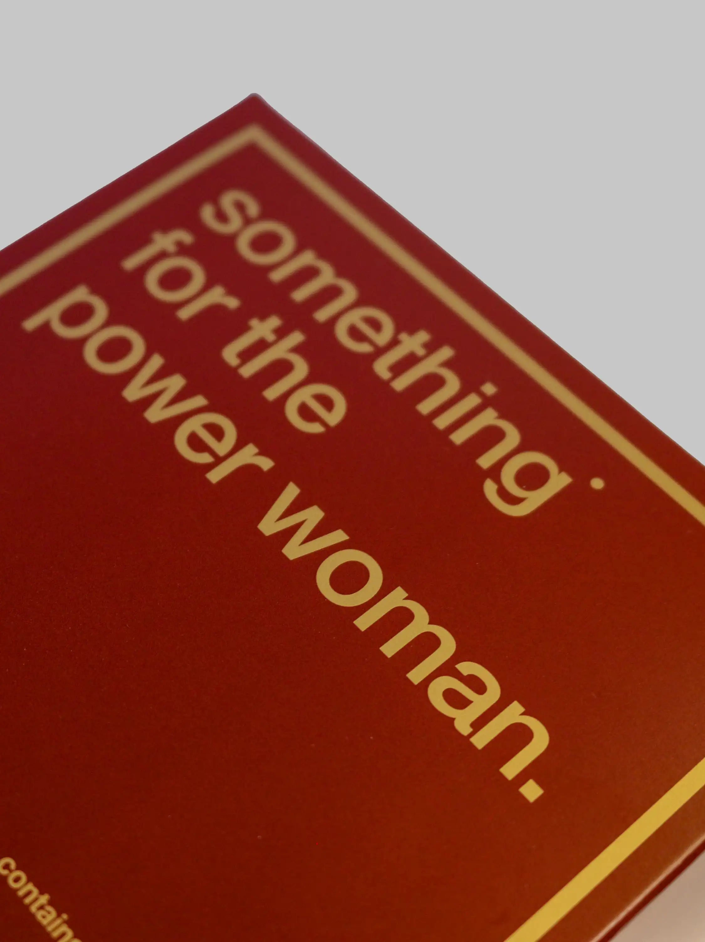 Something For The Power Woman Health Supplements