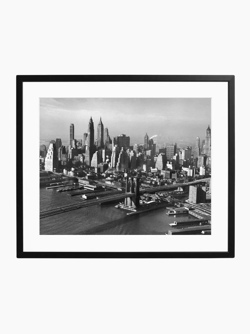 Overview of Brooklyn Bridge Art Print