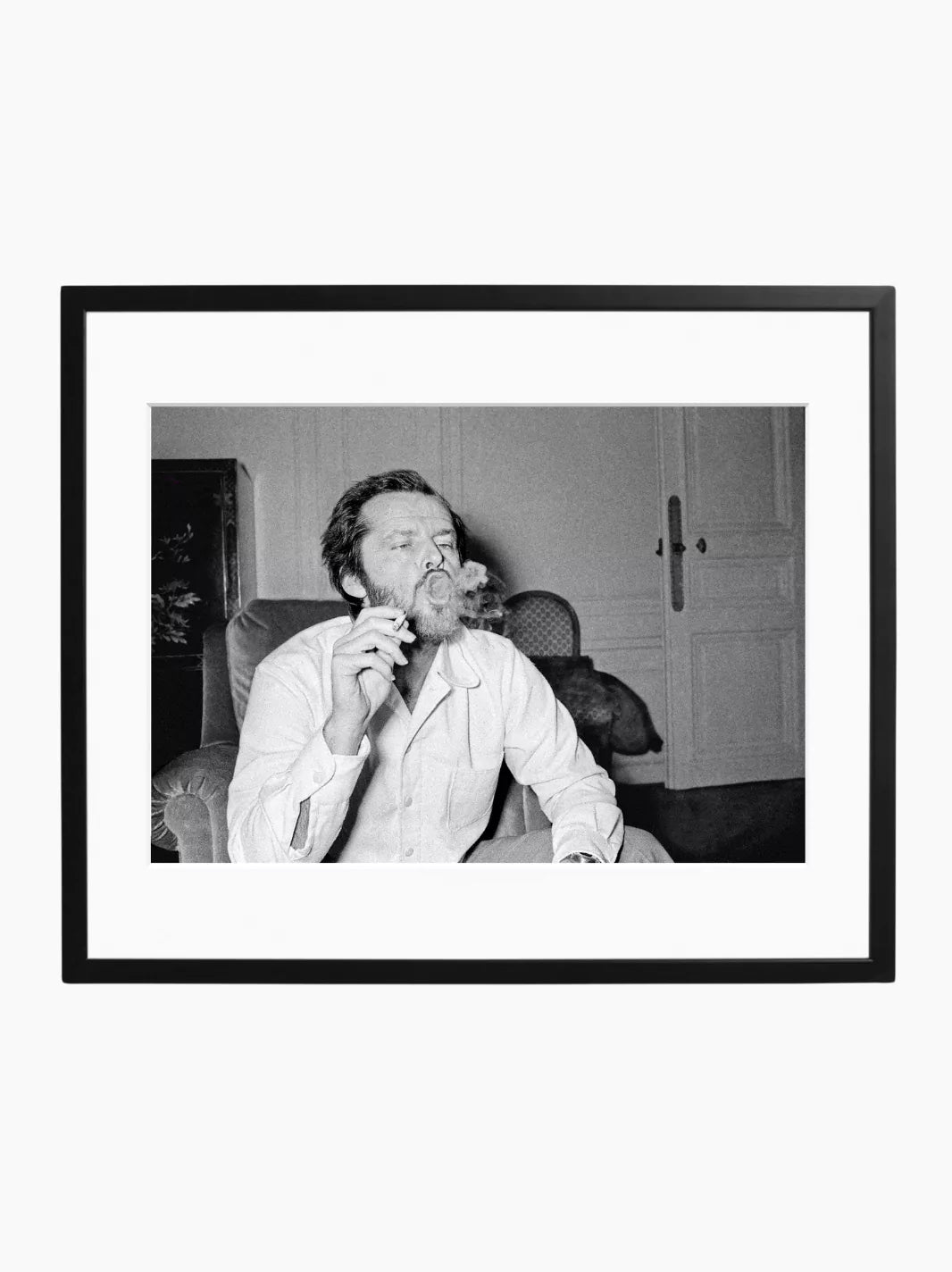 Jack Nicholson Smoking Art Print