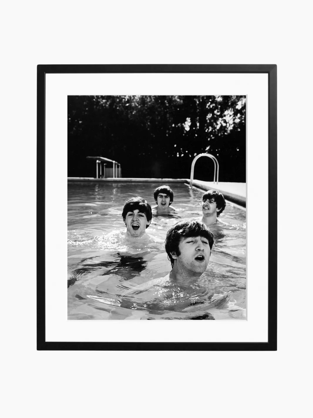 The Beatles Taking A Dip Art Print