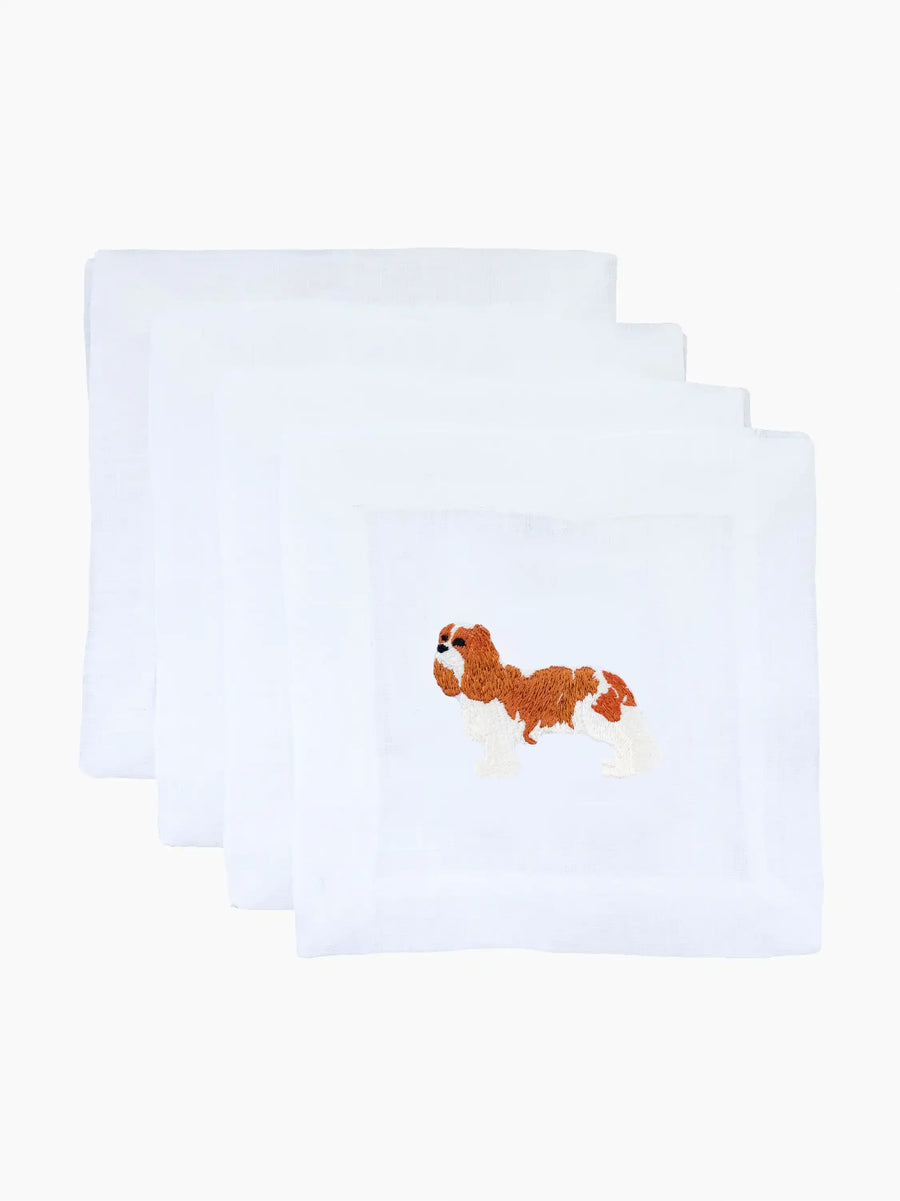 King Charles Spaniel Cocktail Napkins