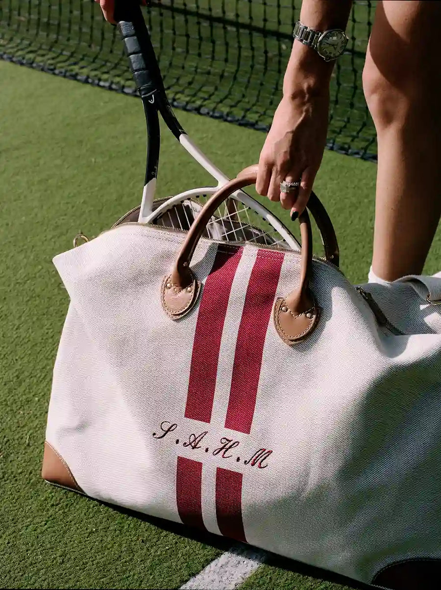 Striped Travel Bag