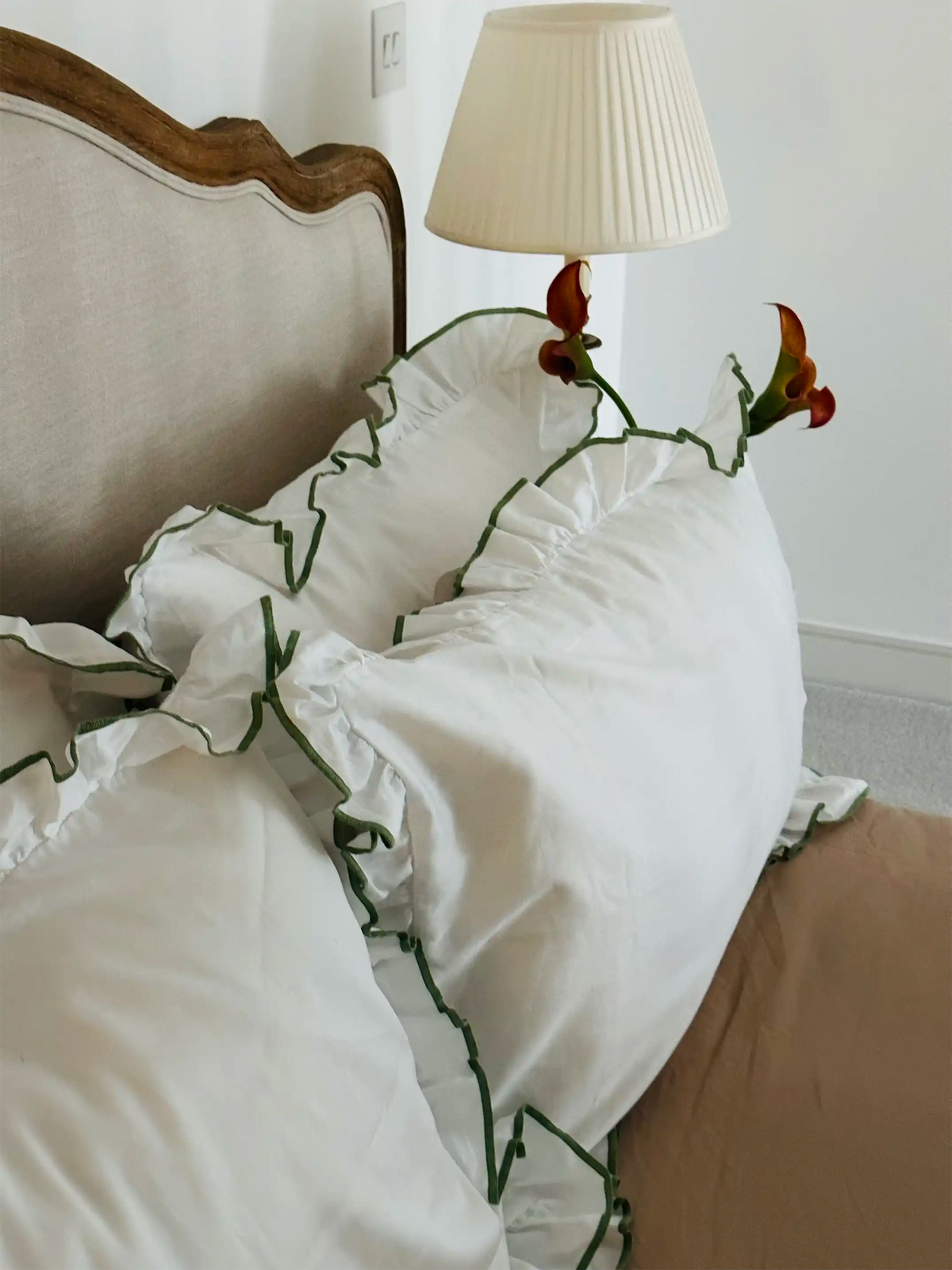 Personalised Green Provence Bed Set