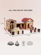 Wooden Toy Farmyard Stables Playset