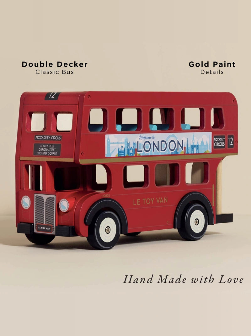 Wooden Toy London Bus