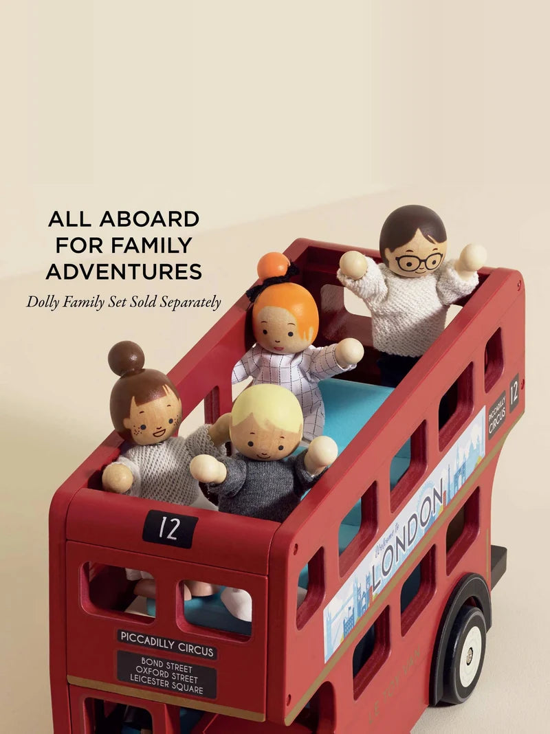 Wooden Toy London Bus