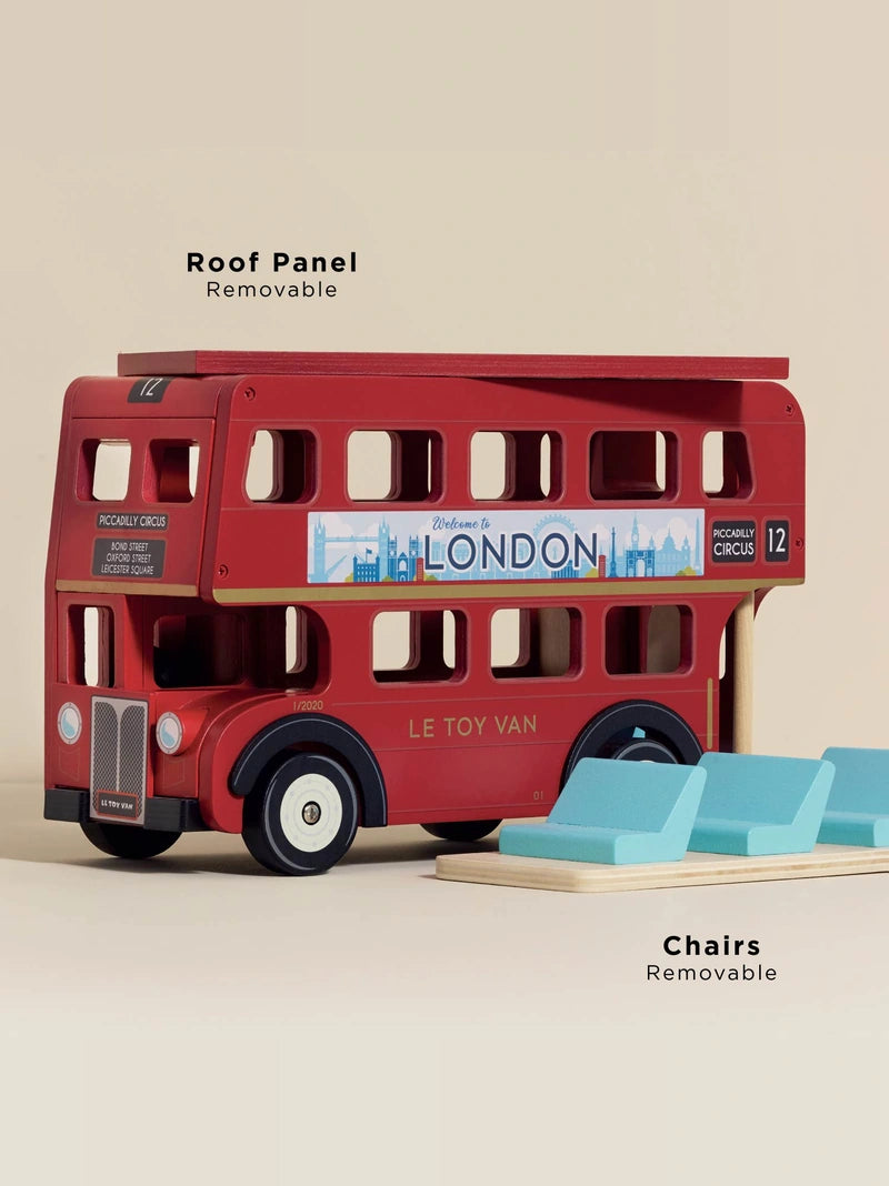 Wooden Toy London Bus