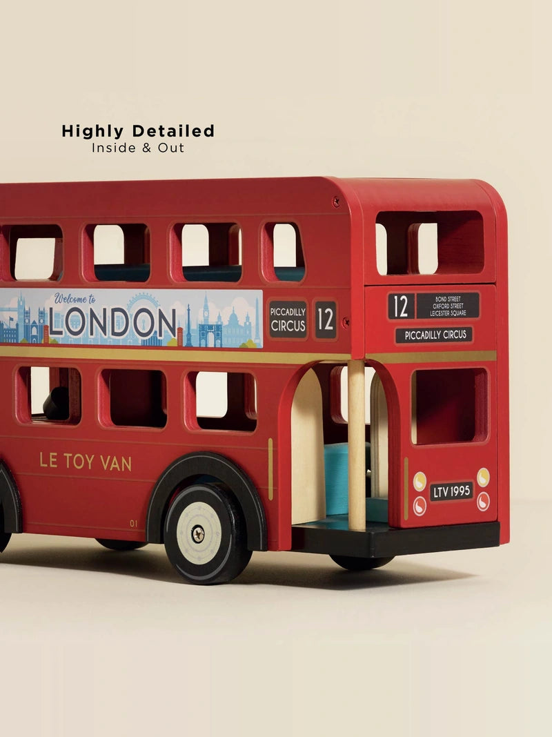 Wooden Toy London Bus