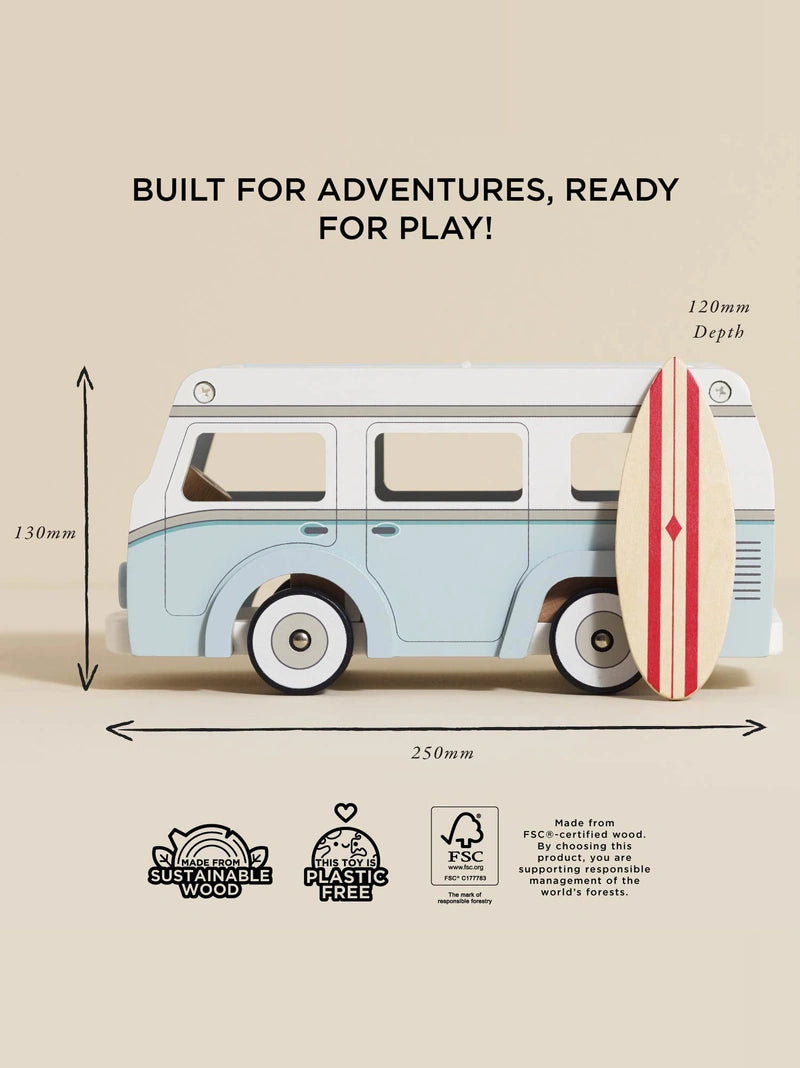 Wooden Toy Holiday Campervan
