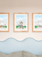 Personalised Taj Mahal Kids Art Print