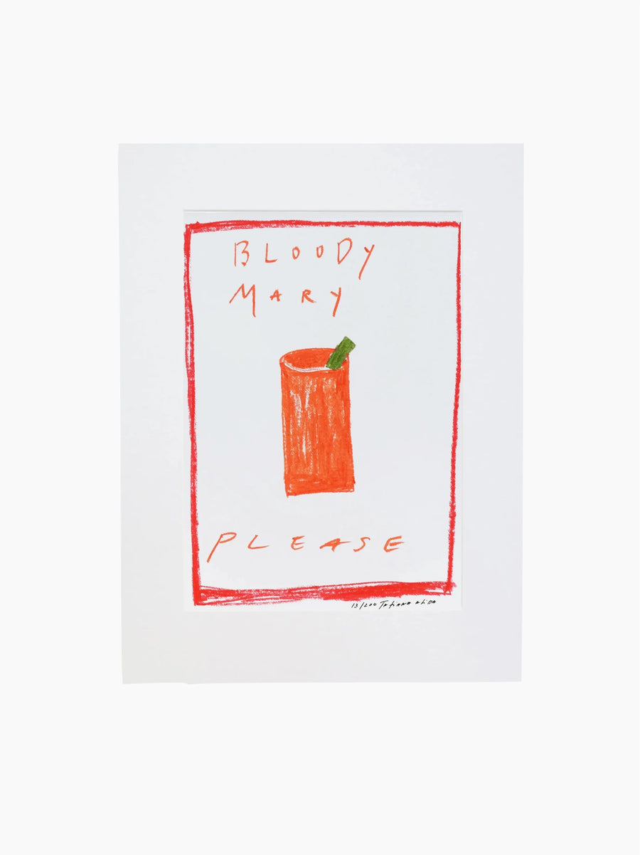 Bloody Mary Please Art Print