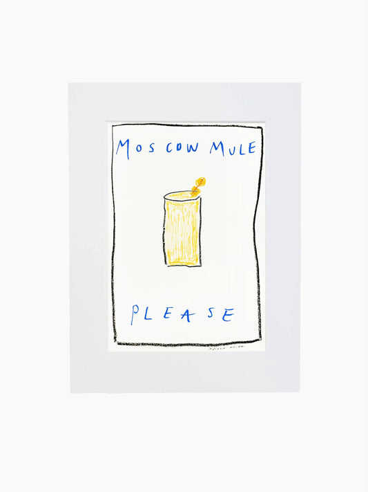Moscow Mule Please Art Print