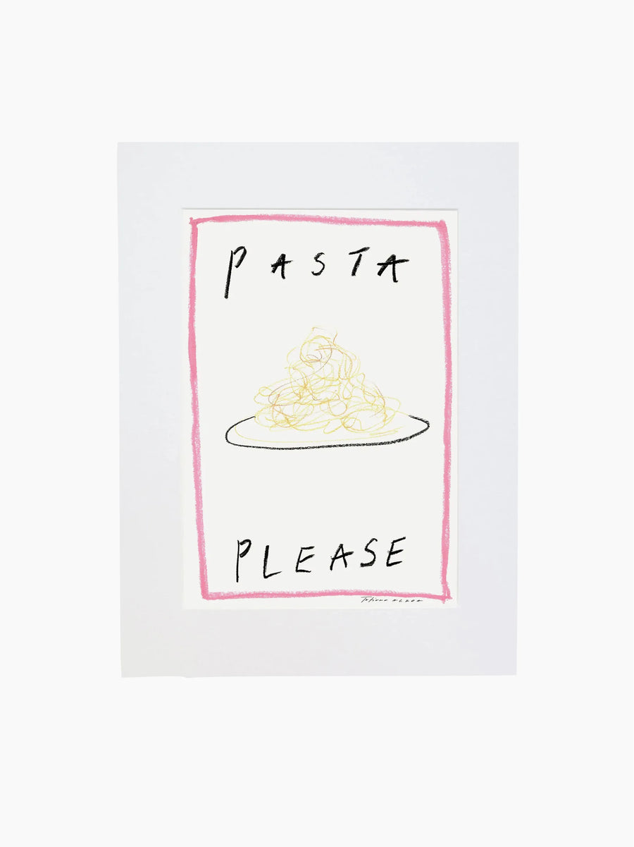 Pasta Please Art Print