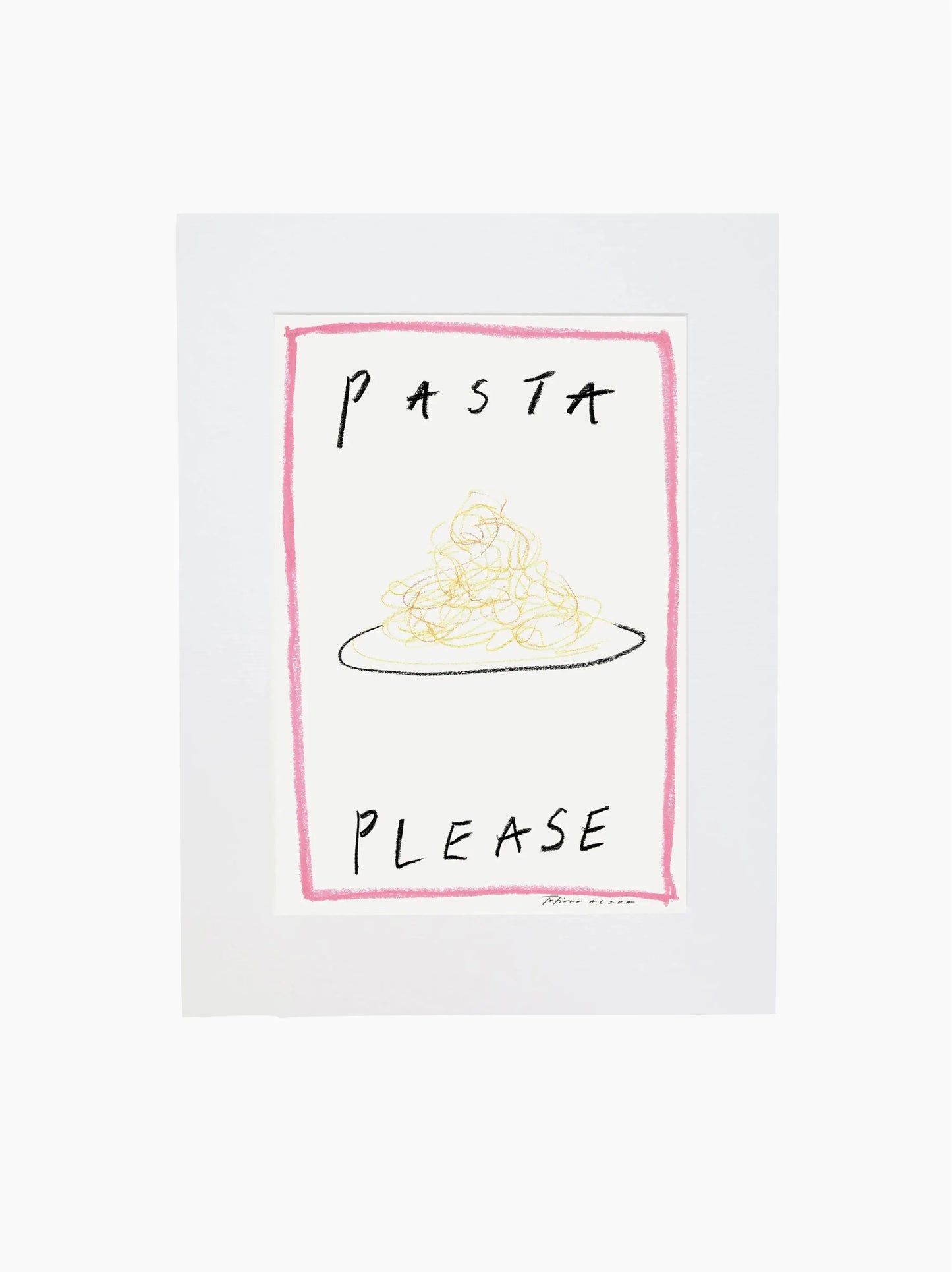 Pasta Please Art Print