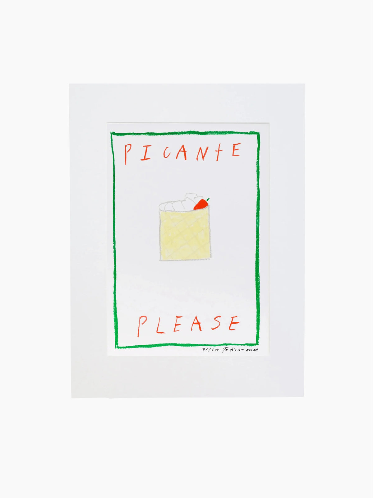 Picante Please Art Print