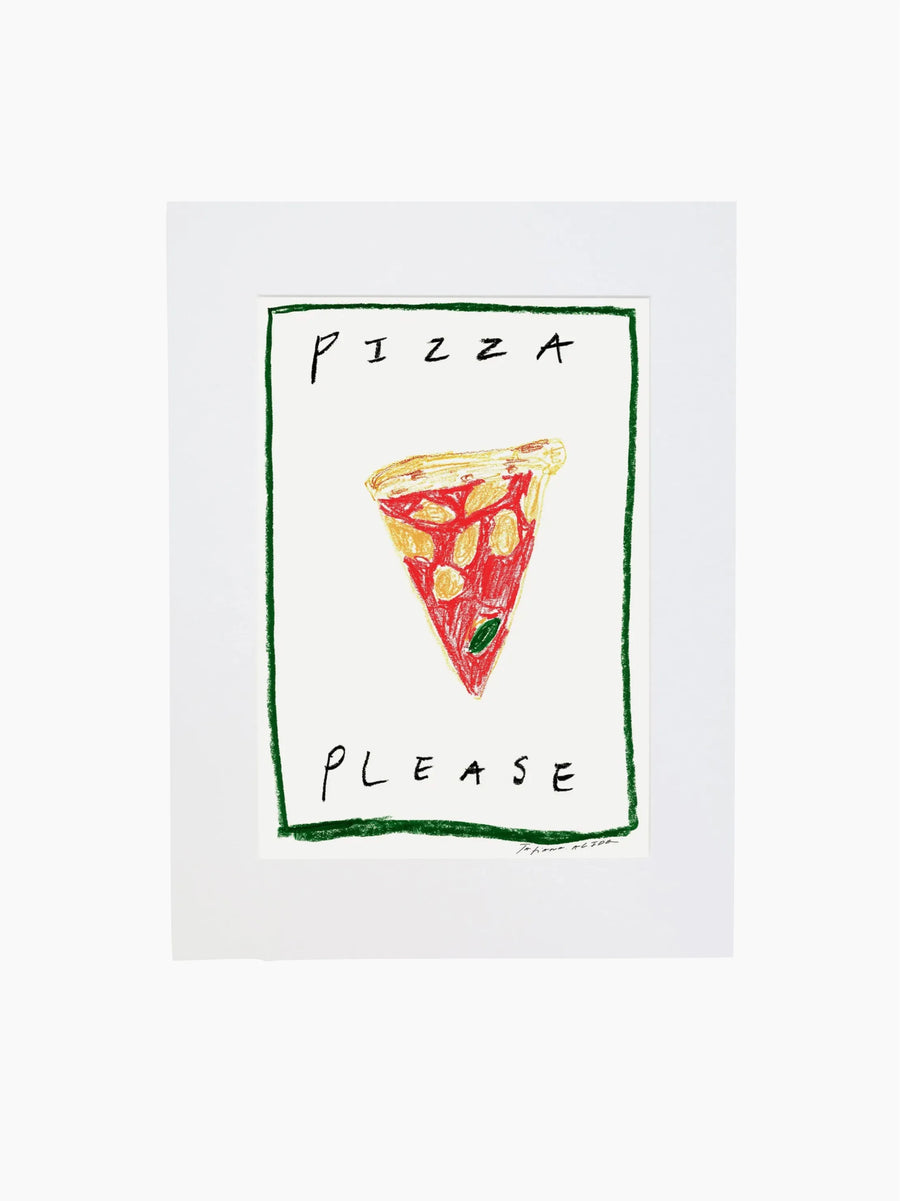 Pizza Please Art Print