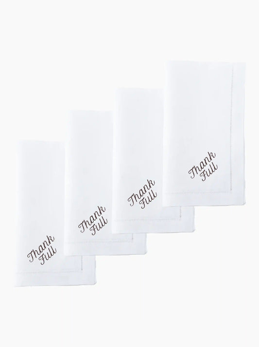Thank Full Dinner Napkins Set of 12