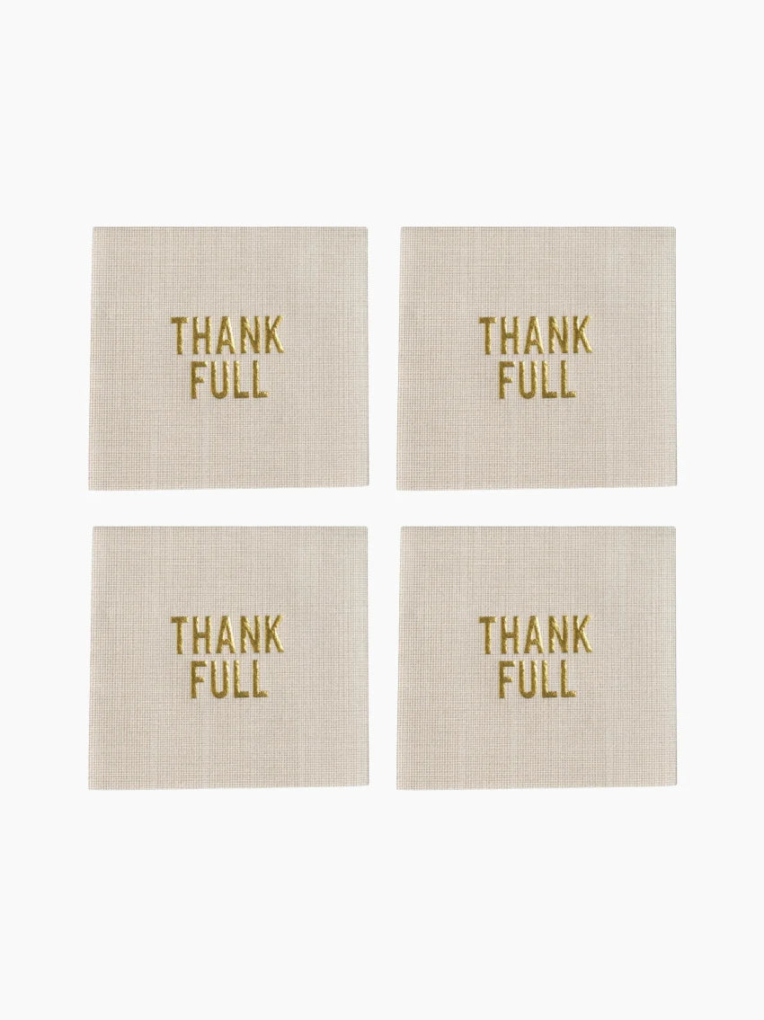 Thank Full Disposable Napkin Set