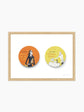 Coasters At The Mark Framed Art Print
