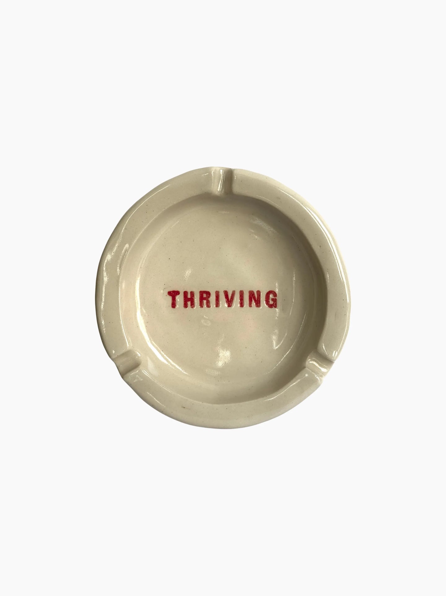Cream Thriving Ashtray