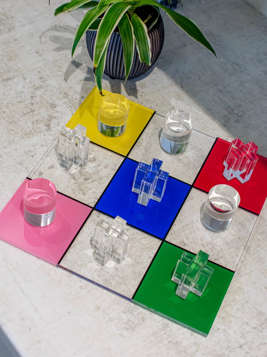 Rainbow Tic Tac Toe